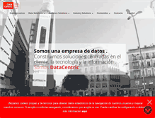 Tablet Screenshot of datacentric.es